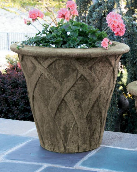 Malibu Grasses Cement Garden Planter Large Quality Botanical Pots Vase